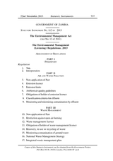 Environmental Management (Licensing) Regulations (S.I. No 112 of 2013) thumbnail