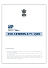 The Patents Act, 1970 (Act No. 39 of 1970) thumbnail