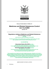 Regulations relating to Medicines and Related Substances thumbnail