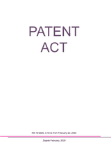 Patent Act (OG No. 16/2020) thumbnail