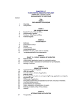 The Patents (Registration) Act (Chapter 217) thumbnail