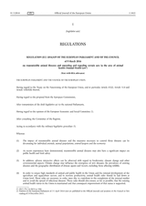 Regulation (EU) 2016/429 of the European Parliament and of the Council of 9 March 2016 on transmissible animal diseases ('Animal Health Law') thumbnail