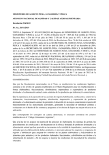 Resolution No. 594/2015 - Technical Standard for Animal Food of the Argentine Republic thumbnail