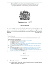 Patents Act 1977 (Chapter 37) thumbnail