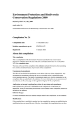 Environment Protection and Biodiversity Conservation Regulations 2000 thumbnail