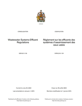 Wastewater Systems Effluent Regulations thumbnail