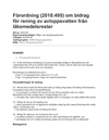 Regulation (2018:495) on state subsidies for the purification of wastewater from pharmaceutical residues thumbnail