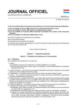 Law of 15 May 2018 on environmental impact assessment thumbnail