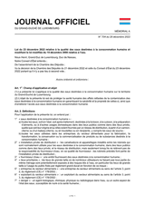 Loi du 23 décembre 2022 relative à la qualité des eaux destinées à la consommation humaine et modifiant la loi modifiée du 19 décembre 2008 relative à l'eau thumbnail