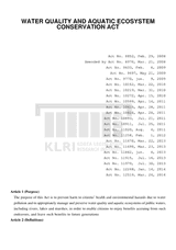 Water Quality and Aquatic Ecosystem Conservation Act thumbnail