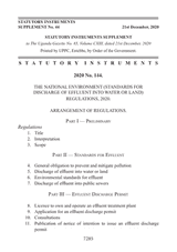 National Environment (Standards for Discharge of Effluent Into Water or Land) Regulations, 2020 thumbnail