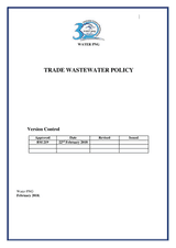 Trade Wastewater Policy thumbnail