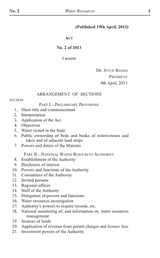 Water Resources Act, 2013 (No. 2 of 2013) thumbnail