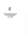 Solomon Islands Water Authority Act 1992 thumbnail