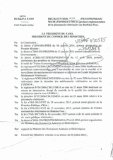 Decree No. 2018-0729 /PRES/PM/MRAH/MS/MATD/MSECU/MCIA regulating veterinary pharmacy in Burkina Faso thumbnail