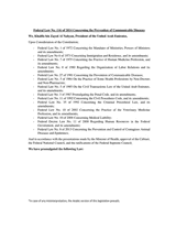 Federal Law No.14 of 2014 on Combatting Communicable Diseases thumbnail