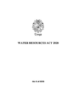 Water Resources Act 2020 (No. 2 of 2020) thumbnail