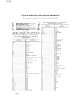 U.S. Code Title 28 - Judiciary and Judicial Procedure, §§ 1-4105 thumbnail