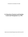 Hazardous Chemicals and Pesticides Control and Management Act (No. 12 of 1994) thumbnail