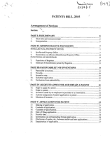 Patents Bill, 2015 thumbnail