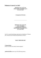 Pollution Control Act 2013 (No. 10 of 2013) thumbnail