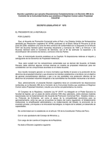 Approval of the Supplementary Provisions of Decision No. 486 of the Andean Community Commission Establishing the Common Regime on Industrial Property thumbnail