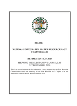 National Integrated Water Resources Act (CAP. 222:01) thumbnail