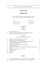 Veterinary Medicines Regulations 2013 (S.I. No. 2033 of 2013) thumbnail