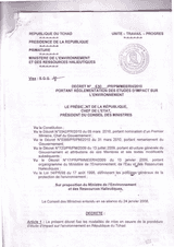 Decree No. 630 /PR/PM/MEERH/2010 Regulating Environmental Impact Studies thumbnail