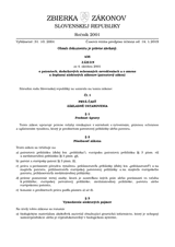 Act No. 435/2001 Coll. on Patents, Supplementary Protection Certificates and Amendment of Some Acts thumbnail