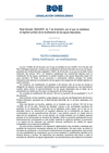 Royal Decree No. 1620/2007 - Legal regime for the reuse of treated water. Consolidated text thumbnail