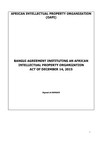 Agreement Revising the Bangui Agreement of March 2, 1977, on the Creation of an African Intellectual Property Organization thumbnail