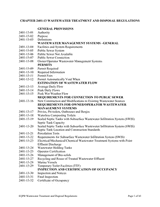 Chapter 2401-14 Wastewater Treatment and Disposal Regulations thumbnail